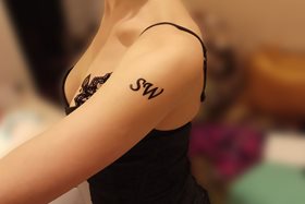 Татуировка "SW"