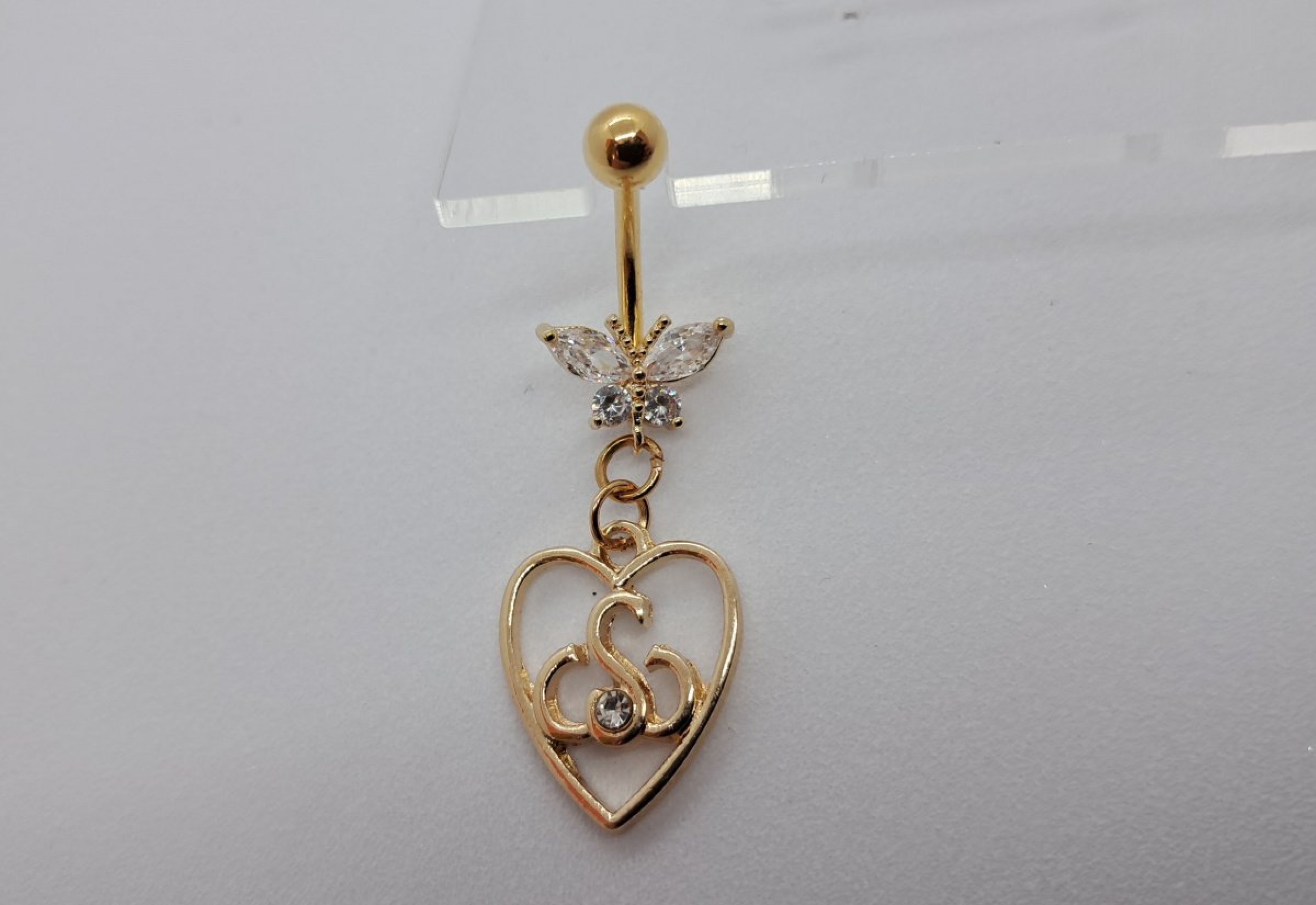 Серьга для пирсинга Sexwife Butterfly Gold