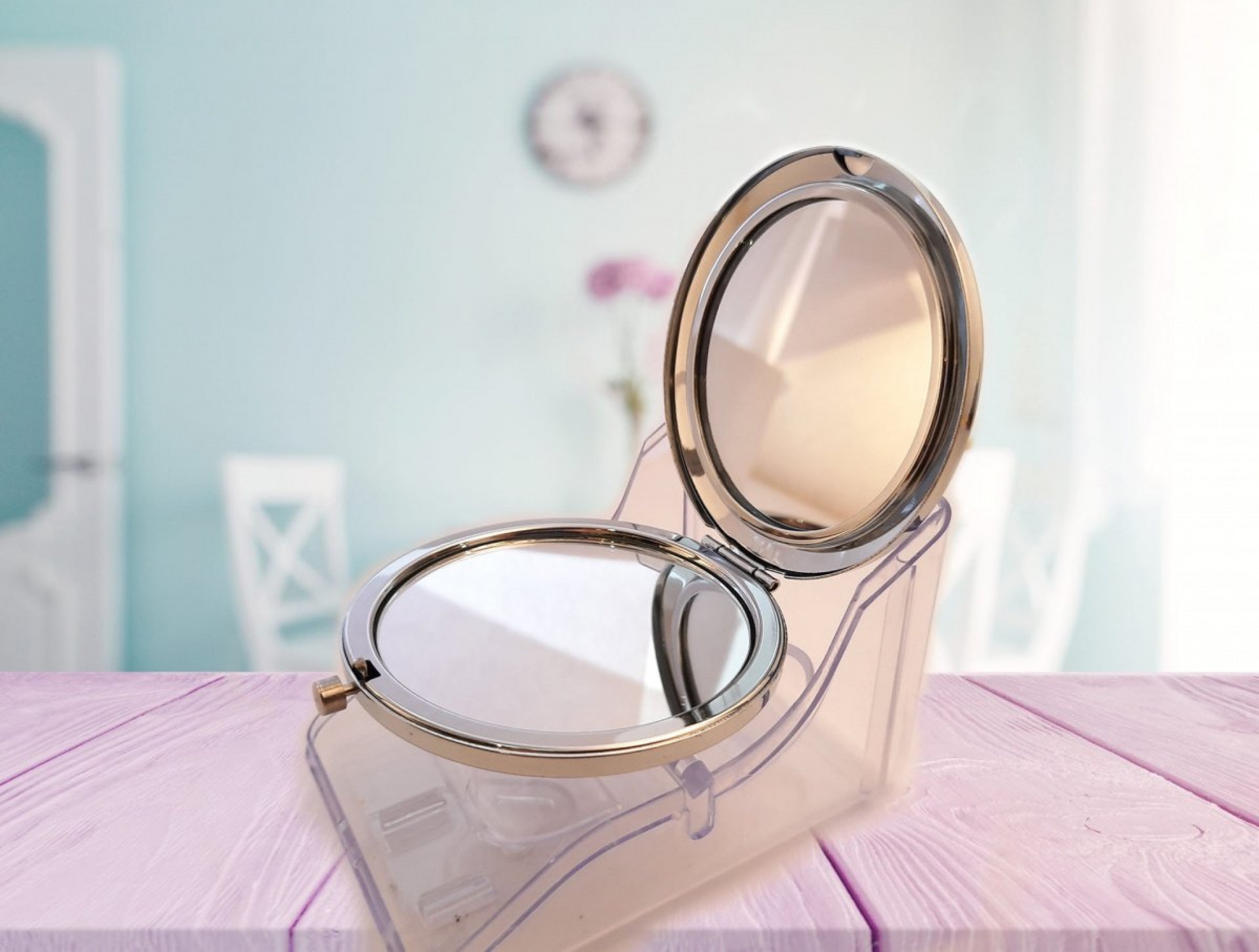 Дамское Зеркальце Sexwife Silver