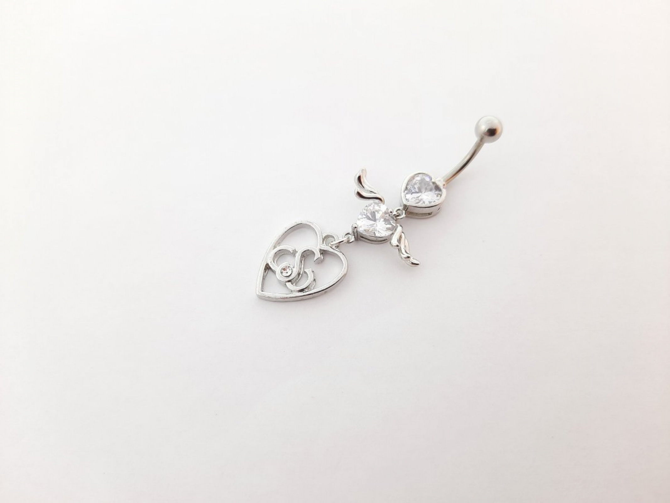 Серьга для пирсинга Sexwife Heart Silver