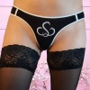 Трусики стринги Sexwife Black