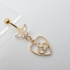 Серьга для пирсинга Sexwife Butterfly Gold