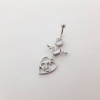 Серьга для пирсинга Sexwife Heart Silver