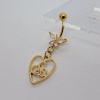 Серьга для пирсинга Sexwife Butterfly Gold