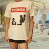 Мужская футболка с надписью Cuckold