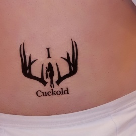 &nbsp;&nbsp;Временное&nbsp;изображение&nbsp;"I Cuckold"&nbsp;для имитации татуировки. Я...