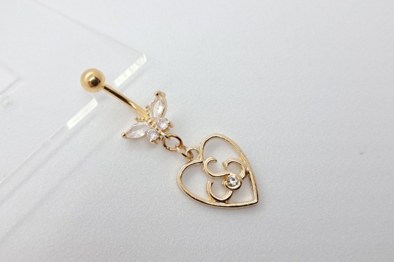 Серьга для пирсинга Sexwife Butterfly Gold
