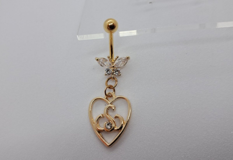 Серьга для пирсинга Sexwife Butterfly Gold
