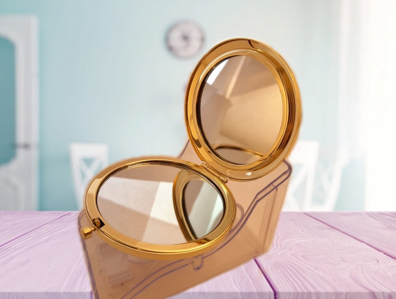 Дамское зеркальце Sexwife Gold